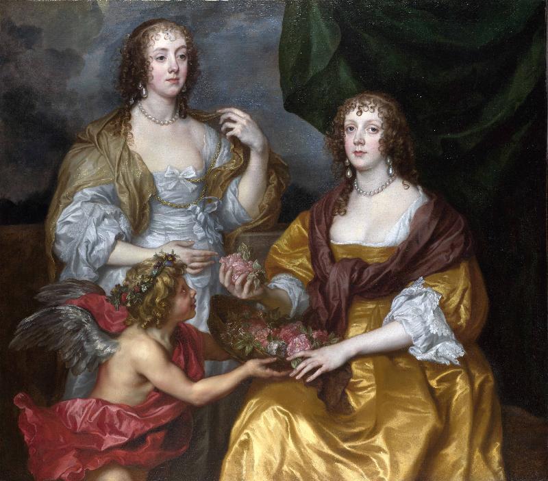 Anthony Van Dyck Lady Elizabeth Thimbelby and her Sister Germany oil painting art